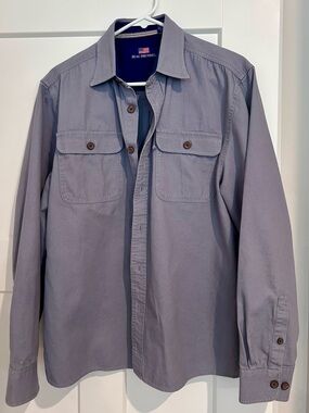 Men's Lightweight Shirt Jacket - Gray
